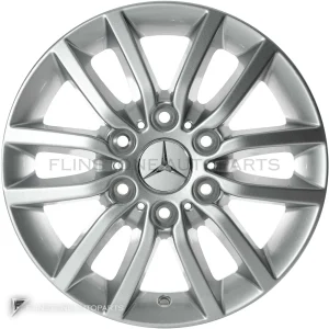 ล้อแท้ Mercedes-Benz 6 Twin Spoke ขอบ 16 นิ้ว รุ่น 907-16 สี Vanadium Silver