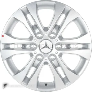 ล้อแท้ Mercedes-Benz 6 Twin Spoke ขอบ 17 นิ้ว รุ่น 907-17 สี Vanadium Silver
