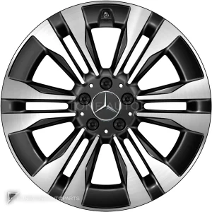 ล้อแท้ Mercedes-Benz 6 Twin Spoke ขอบ 19 นิ้ว รุ่น 167-19 สี Gloss Back with High Sheen