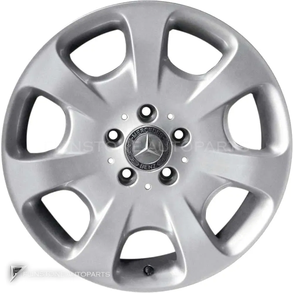 ล้อแท้นำเข้า Mercedes-Benz 7 Hole ขอบ 17 นิ้ว รุ่น 203-17 สี Titanium Silver