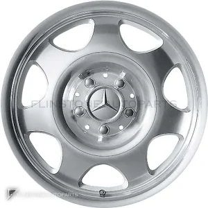 ล้อแท้ Mercedes-Benz 7 Hole ขอบ 15 นิ้ว รุ่น 170-15 สี Standard Silver with High Sheen