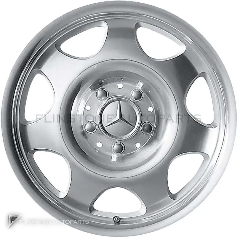 ล้อแท้นำเข้า Mercedes-Benz 7 Hole ขอบ 15 นิ้ว รุ่น 170-15 สี Standard Silver with High Sheen