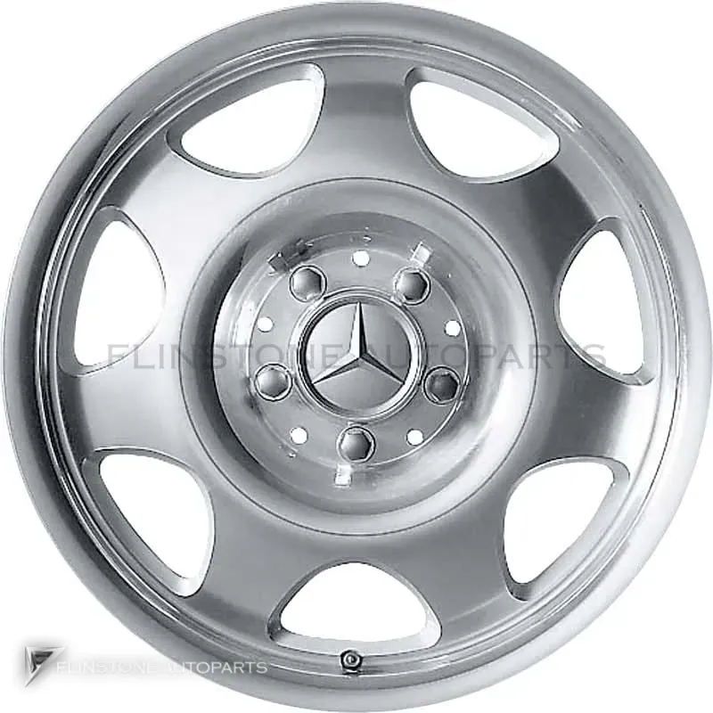 ล้อแท้นำเข้า Mercedes-Benz 7 Hole ขอบ 16 นิ้ว รุ่น 208-16 สี Standard Silver (Forged)