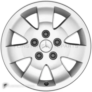 ล้อแท้ Mercedes-Benz 7 Spoke ขอบ 15 นิ้ว รุ่น 415-15 สี Standard Silver