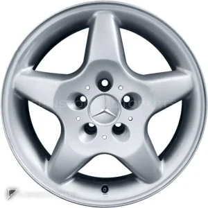 ล้อแท้ Mercedes-Benz 7 Spoke ขอบ 17 นิ้ว รุ่น 251-17 สี Titanium Silver