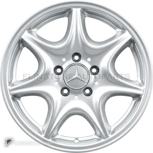 ล้อแท้ Mercedes-Benz 7 Spoke ขอบ 15 นิ้ว รุ่น 203-15 สี Standard Silver
