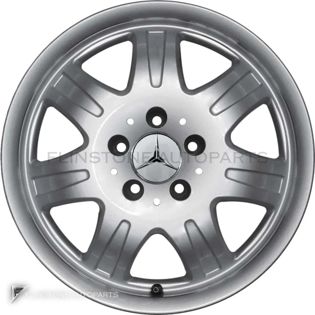ล้อแท้นำเข้า Mercedes-Benz 7 Spoke ขอบ 16 นิ้ว รุ่น 171-16 สี Titanium Silver