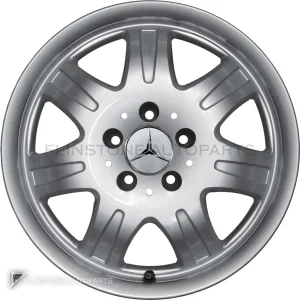ล้อแท้ Mercedes-Benz 7 Spoke ขอบ 16 นิ้ว รุ่น 171-16 สี Titanium Silver
