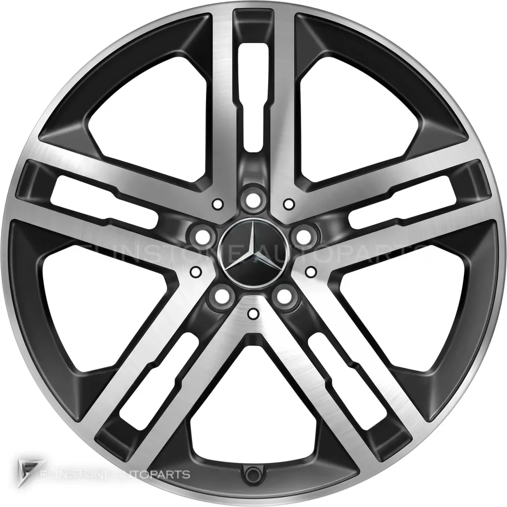 ล้อแท้นำเข้า Mercedes-Benz 7 Twin Spoke ขอบ 18 นิ้ว รุ่น 221-18