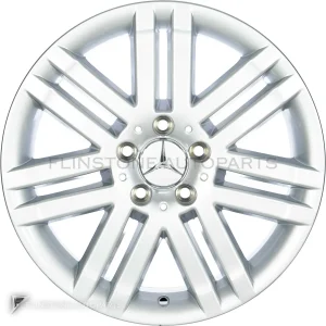 ล้อแท้ Mercedes-Benz 7 Twin Spoke ขอบ 17 นิ้ว รุ่น 204-17 สี Titanium Silver