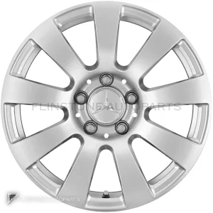 ล้อแท้ Mercedes-Benz 9 Spoke ขอบ 16 นิ้ว รุ่น 212-16 สี Titanium Silver