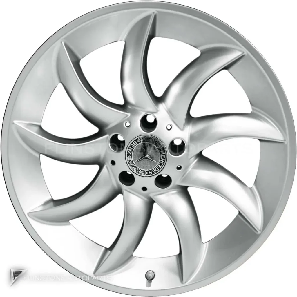 ล้อแท้นำเข้า Mercedes-Benz 9 Spoke ขอบ 19 นิ้ว รุ่น 199-19 สี Standard Silver