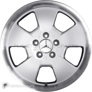 ล้อแท้ Mercedes-Benz Albali ขอบ 17 นิ้ว รุ่น 129-17 สี Standard Silver with High Sheen Rim Edge