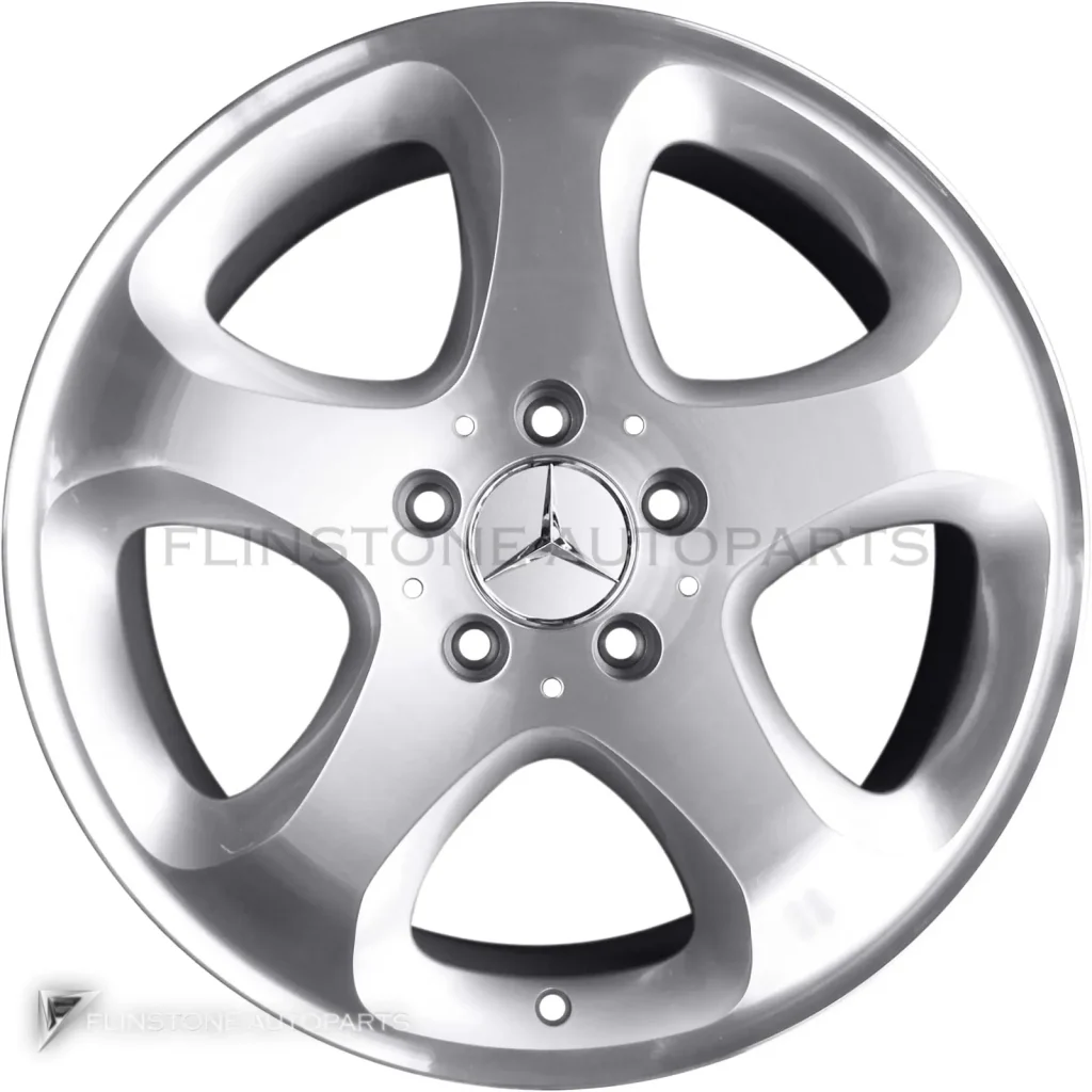 ล้อแท้นำเข้า Mercedes-Benz Alhena ขอบ 17 นิ้ว รุ่น 210-17 สี Standard Silver with High Sheen