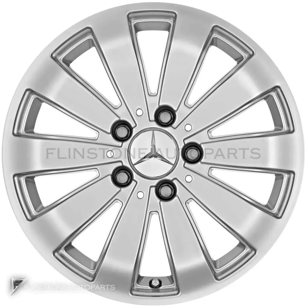 ล้อแท้นำเข้า Mercedes-Benz Anshan ขอบ 16 นิ้ว รุ่น 169-16 สี Sterling Silver