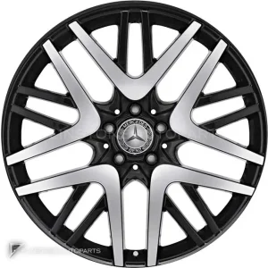 ล้อแท้ Mercedes-Benz Behes ขอบ 20 นิ้ว รุ่น 221-20 สี Gloss Black with High Sheen