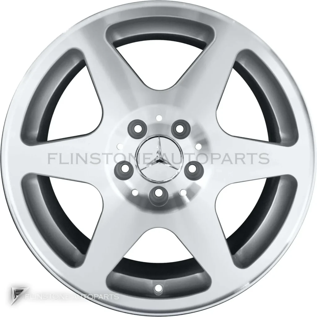 ล้อแท้นำเข้า Mercedes-Benz Ceginus ขอบ 17 นิ้ว รุ่น 124-17 สี Standard Silver with High Sheen