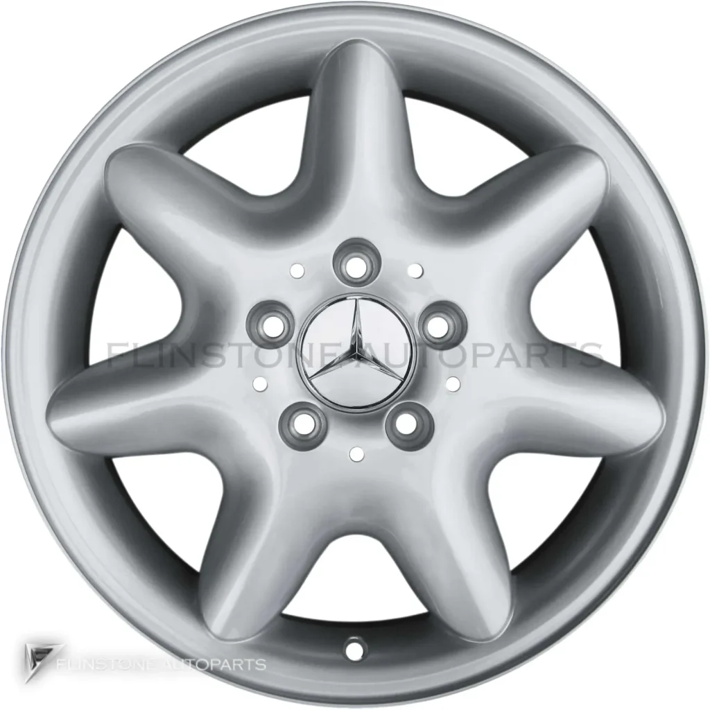 ล้อแท้นำเข้า Mercedes-Benz Elnath ขอบ 16 นิ้ว รุ่น 203-16 สี Standard Silver