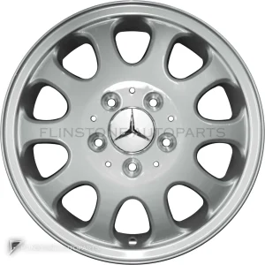 ล้อแท้ Mercedes-Benz Gienah ขอบ 15 นิ้ว รุ่น 168-15 สี Standard Silver