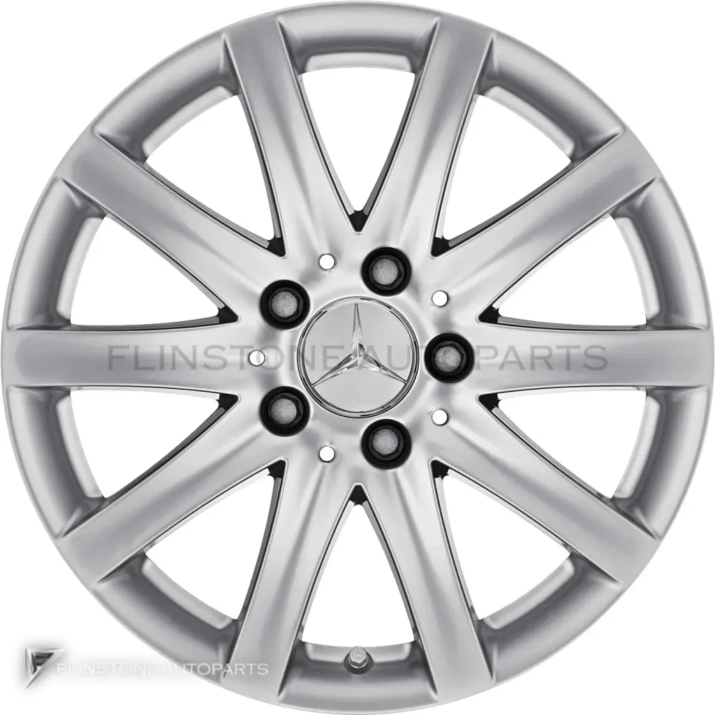 ล้อแท้นำเข้า Mercedes-Benz Lugo ขอบ 16 นิ้ว รุ่น 207-16 สี Sterling Silver