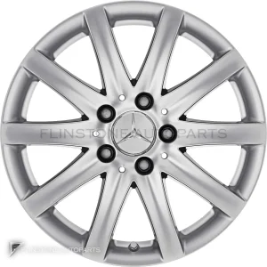 ล้อแท้ Mercedes-Benz Lugo ขอบ 16 นิ้ว รุ่น 207-16 สี Sterling Silver