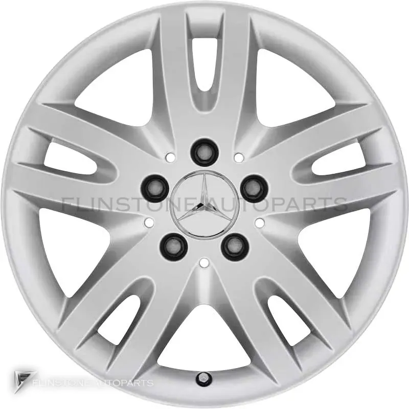 ล้อแท้นำเข้า Mercedes-Benz Mabsuta ขอบ 16 นิ้ว รุ่น 211-16 สี Titanium Silver