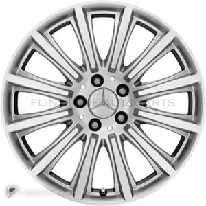 ล้อแท้ Mercedes-Benz Maedis ขอบ 18 นิ้ว รุ่น 221-18 สี Titanium Silver with High Sheen