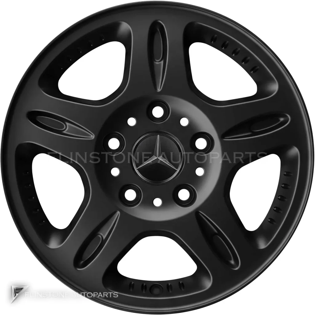 ล้อแท้นำเข้า Mercedes-Benz Matt Black ขอบ 16 นิ้ว รุ่น 461-16 สี Matt Black