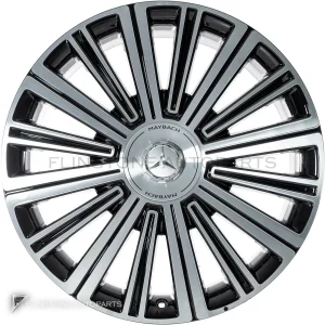 ล้อแท้ Mercedes-Benz Maybach Multi Spoke ขอบ 22 นิ้ว รุ่น 167-22 สี Gloss Back with High Sheen