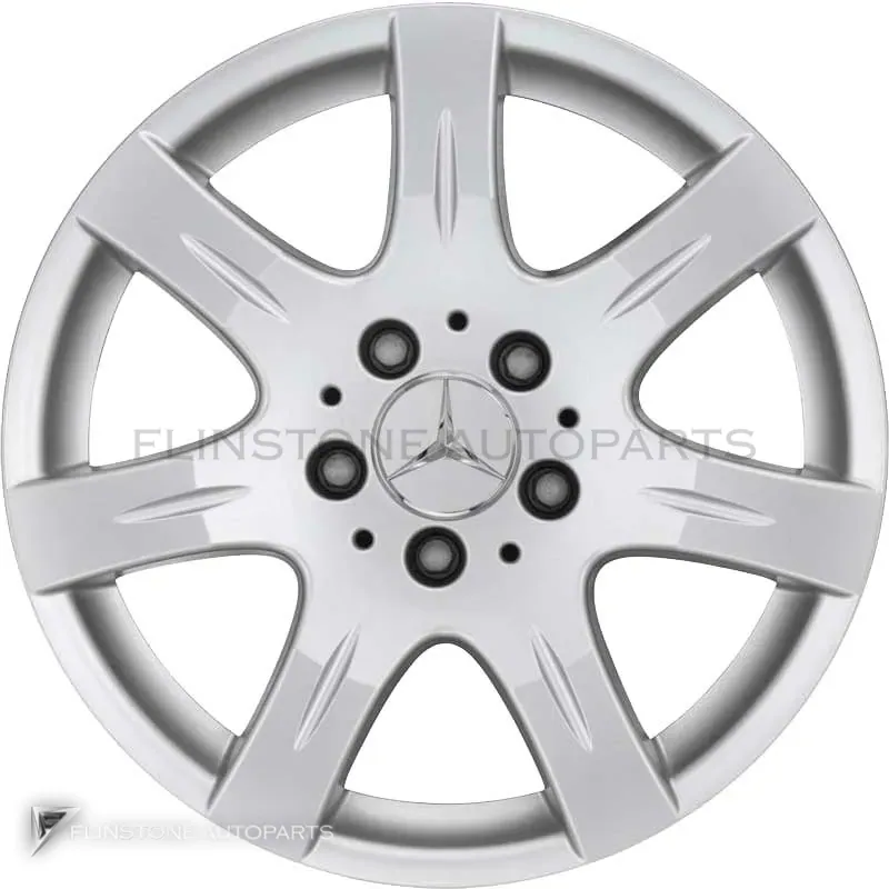 ล้อแท้นำเข้า Mercedes-Benz Minelauva ขอบ 16 นิ้ว รุ่น 211-16 สี Titanium Silver