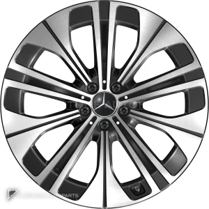 ล้อแท้ Mercedes-Benz Multi Spoke Aero ขอบ 21 นิ้ว รุ่น 296-21 สี Gloss Back with High Sheen