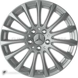 ล้อแท้ Mercedes-Benz Multispoke ขอบ 17 นิ้ว รุ่น 204-17 สี Titanium Silver