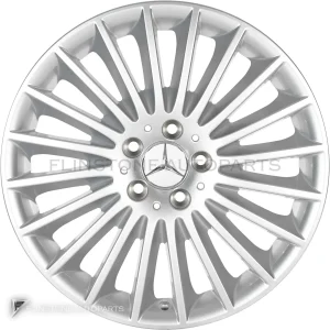 ล้อแท้ Mercedes-Benz Multispoke ขอบ 16 นิ้ว รุ่น 212-16 สี Vanadium Silver
