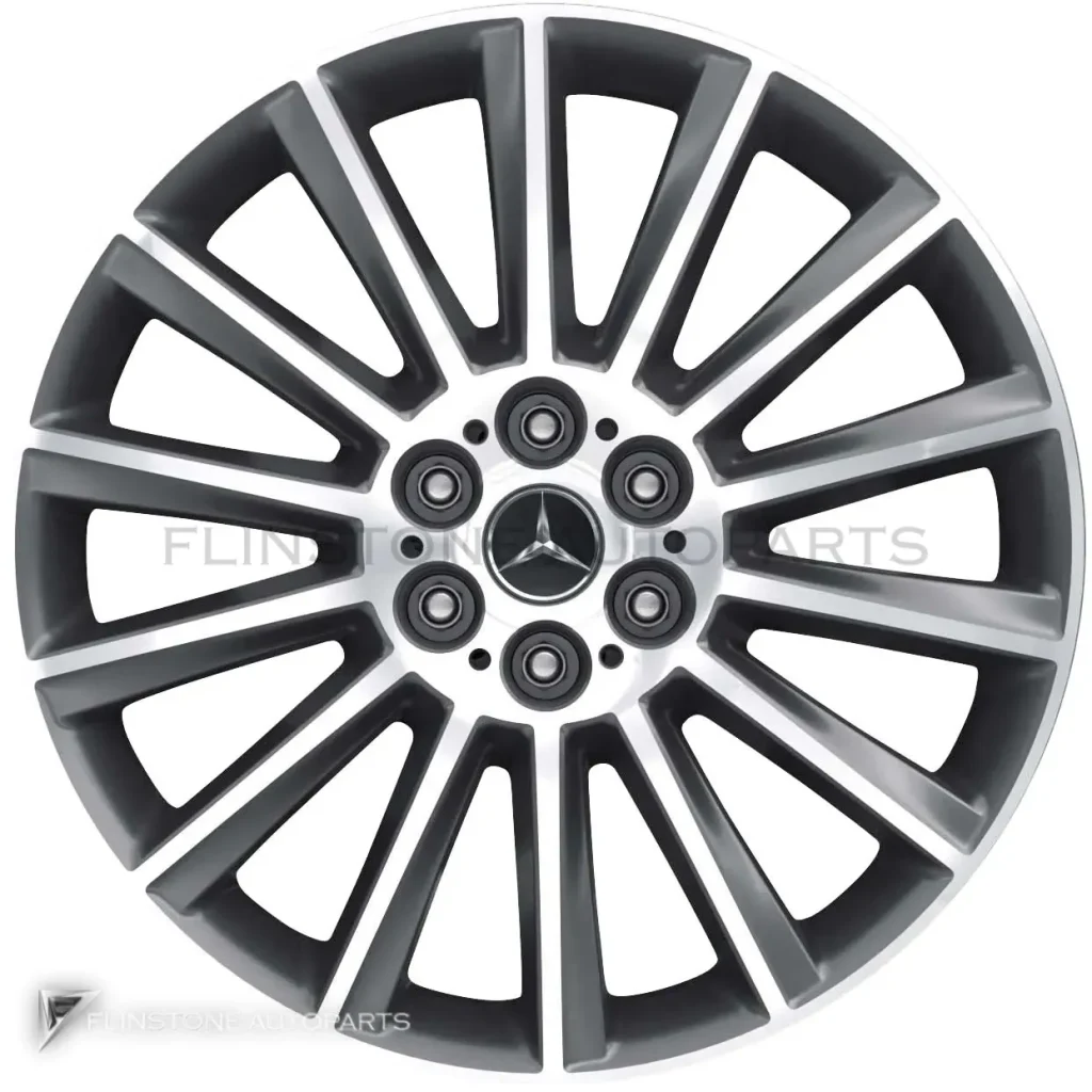 ล้อแท้นำเข้า Mercedes-Benz Multispoke ขอบ 19 นิ้ว รุ่น 470-19 สี Tremolite Metallic with High Sheen