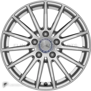 ล้อแท้ Mercedes-Benz Multispoke ขอบ 16 นิ้ว รุ่น 213-16 สี Vanadium Silver