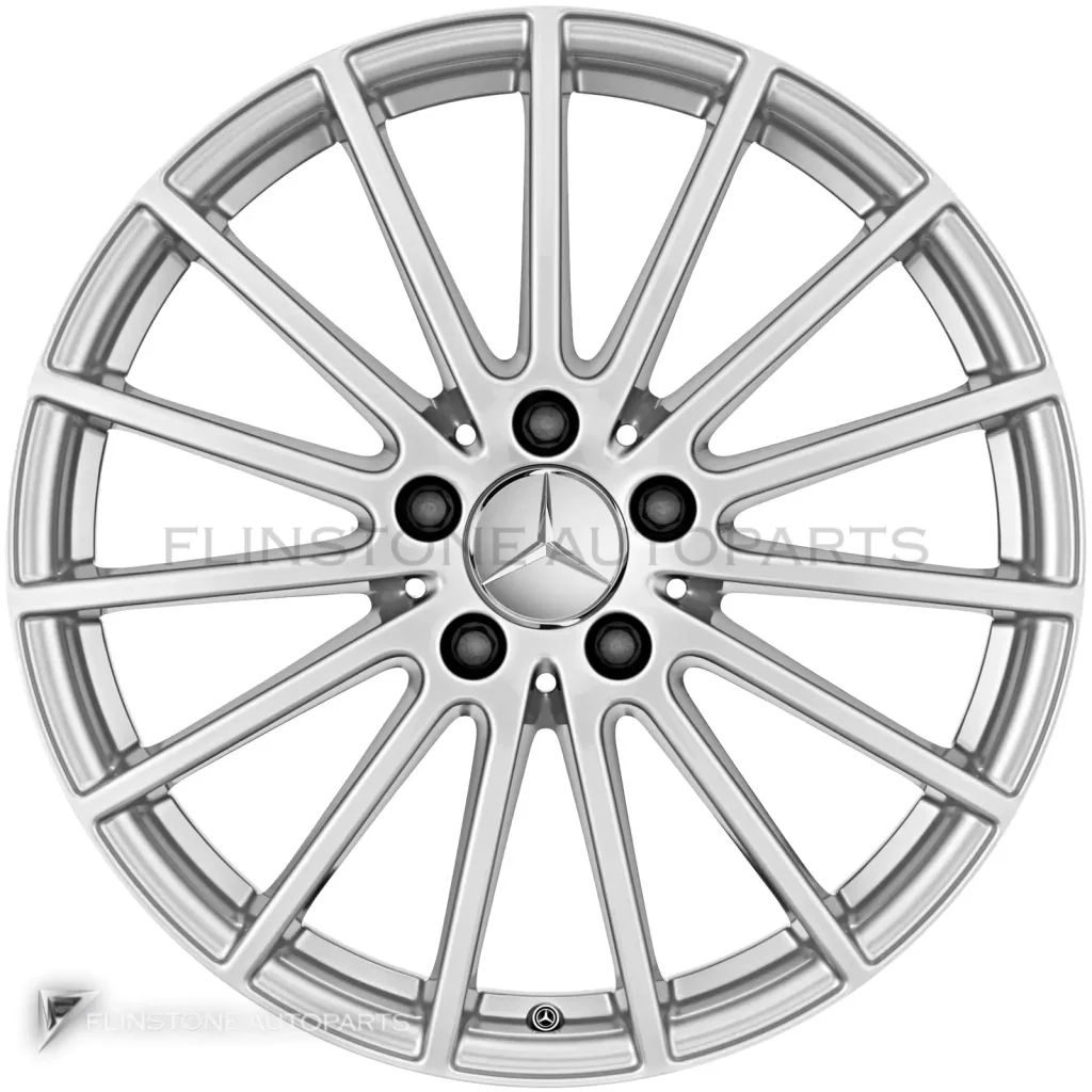 ล้อแท้นำเข้า Mercedes-Benz Multispoke ขอบ 18 นิ้ว รุ่น 156-18 สี Vanadium Silver