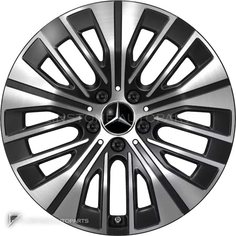 ล้อแท้นำเข้า Mercedes-Benz Multispoke ขอบ 18 นิ้ว รุ่น 243-18 สี Gloss Back with High Sheen