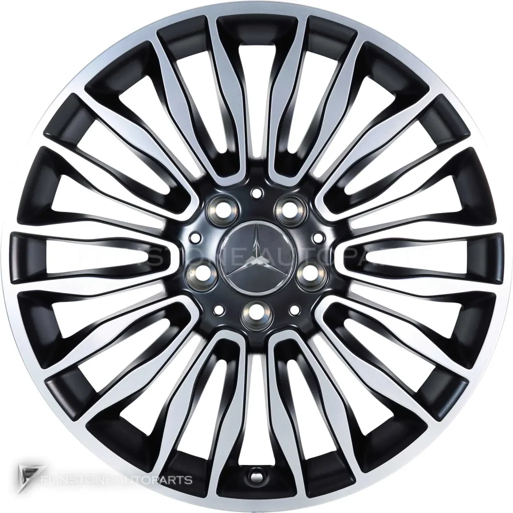ล้อแท้นำเข้า Mercedes-Benz Multispoke ขอบ 18 นิ้ว รุ่น 205-18 สี Matt Black with High Sheen