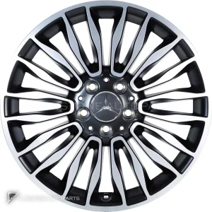 ล้อแท้ Mercedes-Benz Multispoke ขอบ 18 นิ้ว รุ่น 205-18 สี Matt Black with High Sheen
