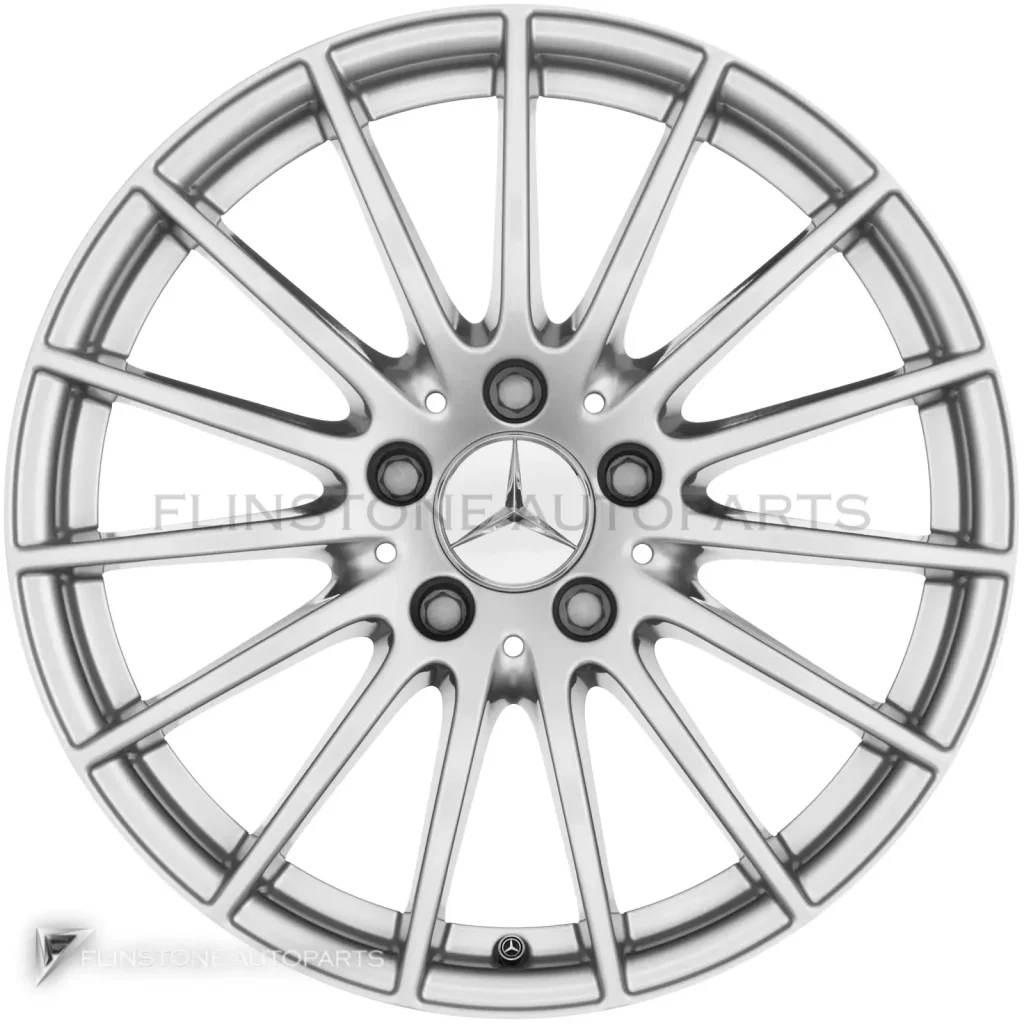 ล้อแท้นำเข้า Mercedes-Benz Multispoke ขอบ 17 นิ้ว รุ่น 218-17 สี Vanadium Silver