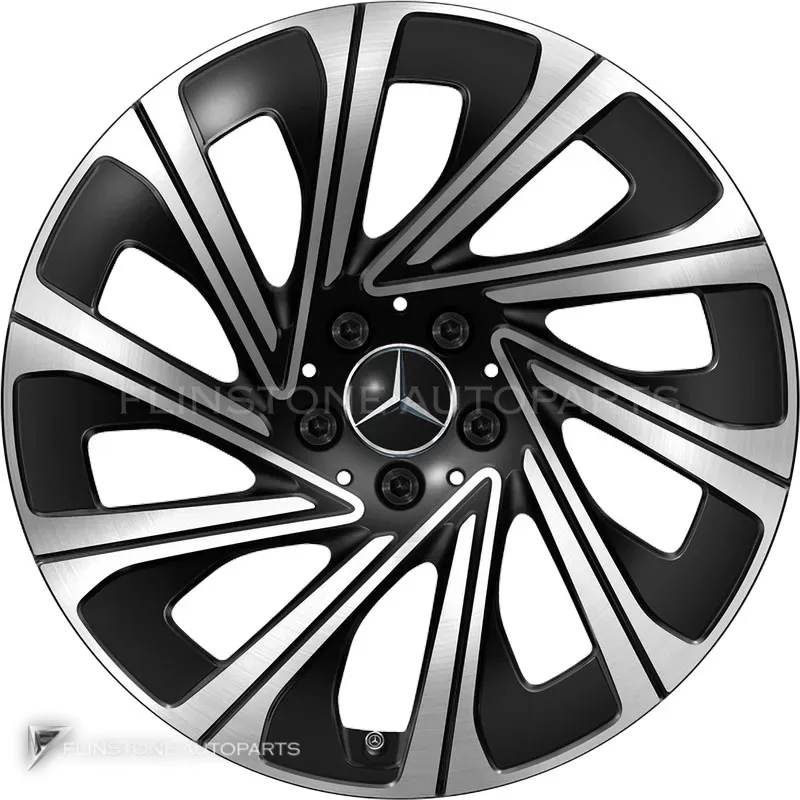 ล้อแท้นำเข้า Mercedes-Benz Multispoke ขอบ 19 นิ้ว รุ่น 214-19 สี Gloss Back with High Sheen