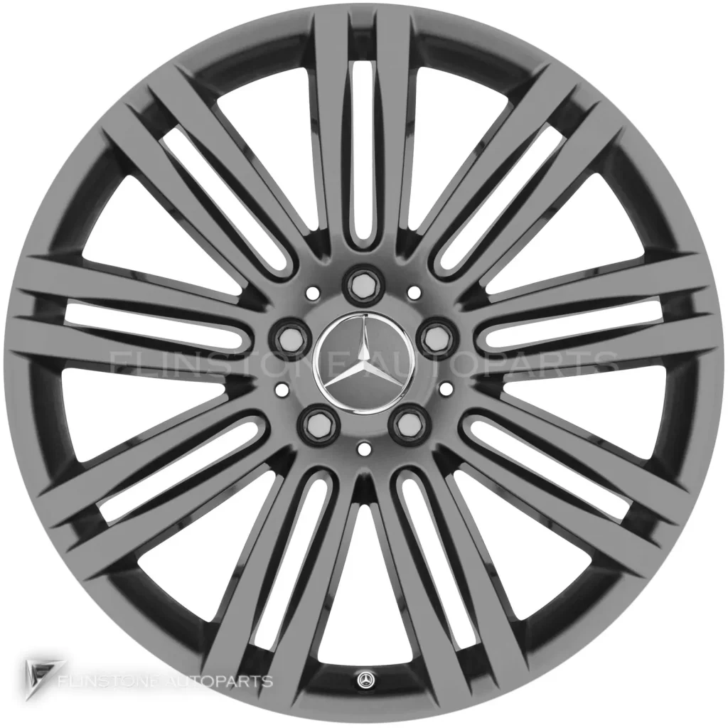 ล้อแท้นำเข้า Mercedes-Benz Multispoke ขอบ 19 นิ้ว รุ่น 218-19 สี Himalaya Grey