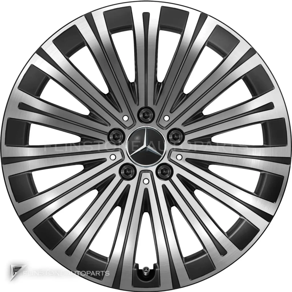 ล้อแท้นำเข้า Mercedes-Benz Multispoke ขอบ 19 นิ้ว รุ่น 297-19 สี Gloss Back with High Sheen