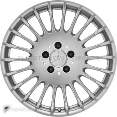 ล้อแท้นำเข้า Mercedes-Benz Multispoke ขอบ 18 นิ้ว รุ่น 219-18 สี Titanium Silver