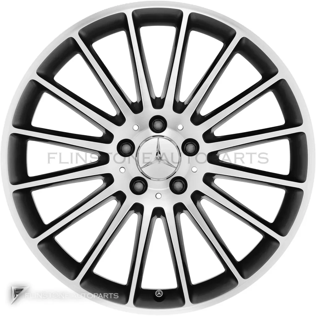ล้อแท้นำเข้า Mercedes-Benz Multispoke ขอบ 19 นิ้ว รุ่น 639-19 สี Himalaya Grey with High Sheen