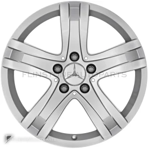 ล้อแท้ Mercedes-Benz Naantali ขอบ 17 นิ้ว รุ่น 204-17 สี Titanium Silver