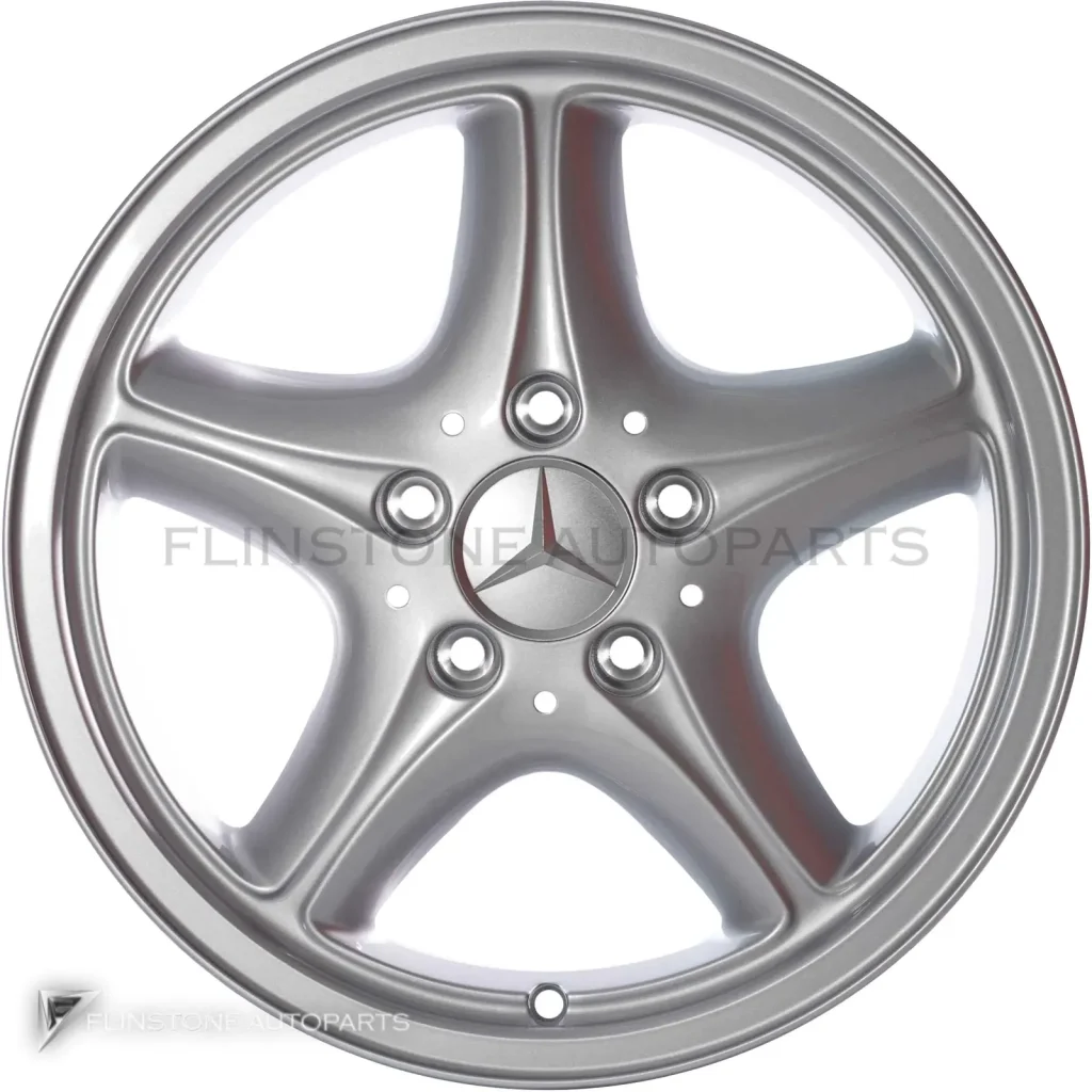ล้อแท้นำเข้า Mercedes-Benz Nushaba ขอบ 16 นิ้ว รุ่น 202-16 สี Standard Silver