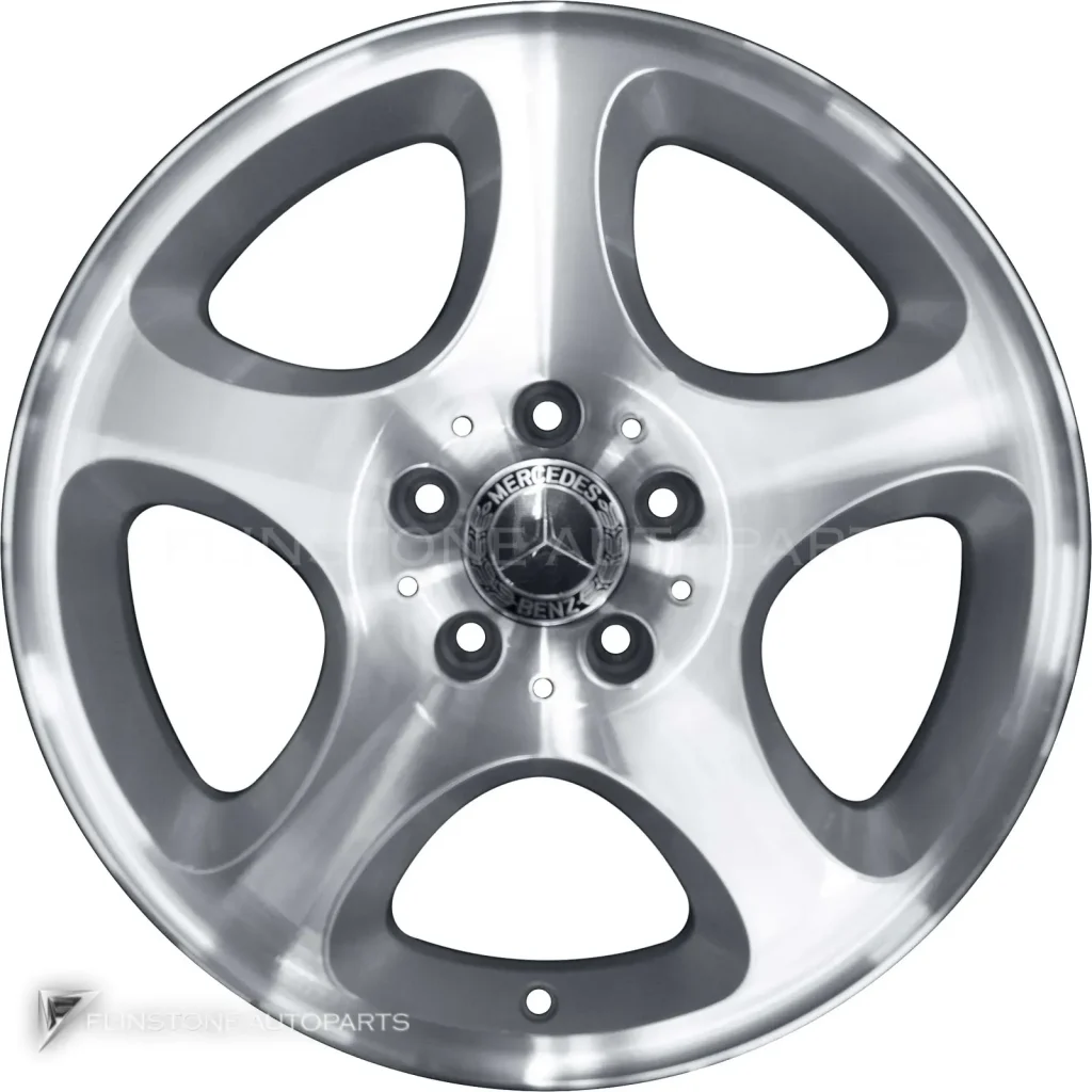 ล้อแท้นำเข้า Mercedes-Benz Sador ขอบ 17 นิ้ว รุ่น 129-17 สี Standard Silver with High Sheen Rim Edge