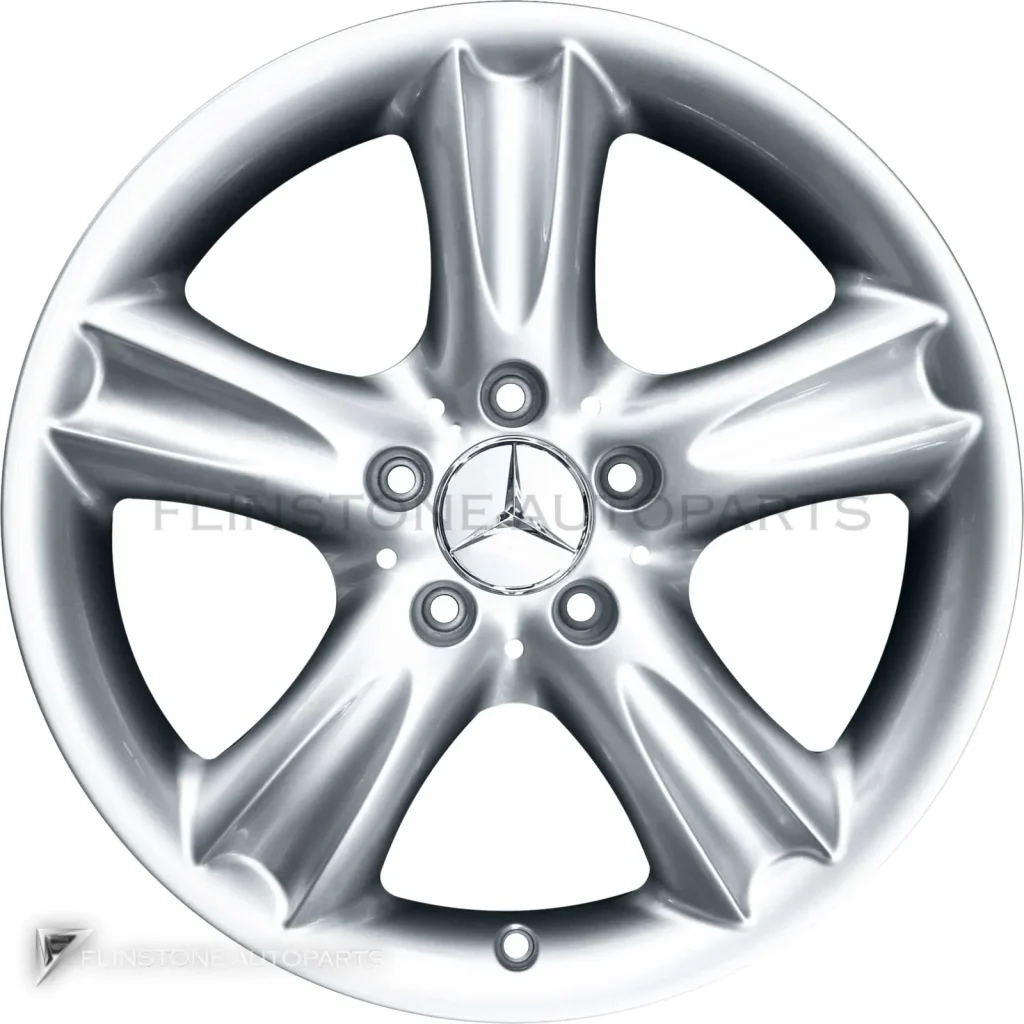 ล้อแท้นำเข้า Mercedes-Benz Saiph ขอบ 17 นิ้ว รุ่น 209-17 สี Titanium Silver