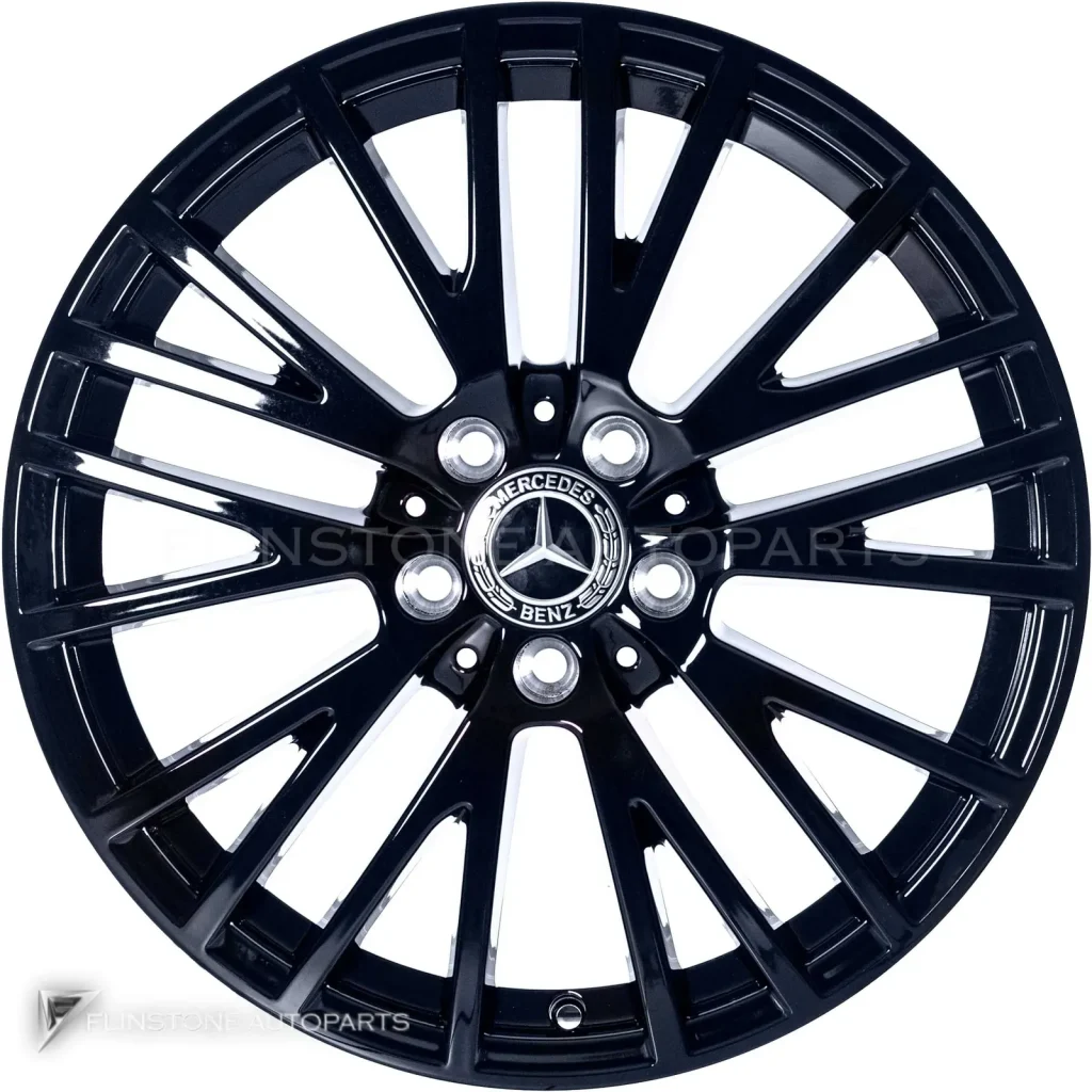 ล้อแท้นำเข้า Mercedes-Benz Y Spoke ขอบ 18 นิ้ว รุ่น 177-18 สี Gloss Black